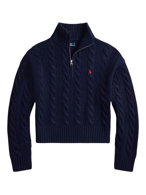 Maglia con zip RALPH LAUREN | 211972130004